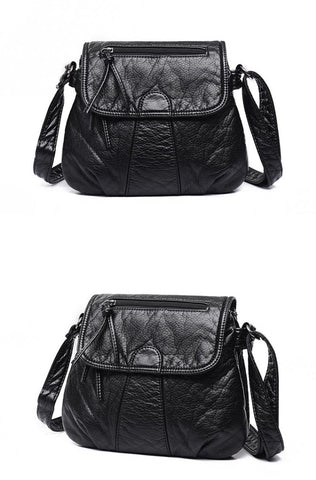 Stylish Soft Leather Designer Messenger Bag - Glam Up Accessories