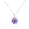 Image of Handmade Encased Dried Flower Necklace - Glam Up Accessories