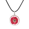 Image of Handmade Encased Dried Flower Necklace - Glam Up Accessories