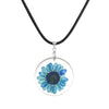 Image of Handmade Encased Dried Flower Necklace - Glam Up Accessories