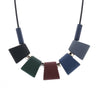 Image of Colorful Bead Pendant Statement Necklace - Glam Up Accessories