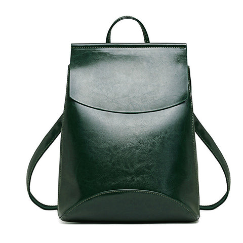 Quality Trapeze Faux Leather Backpack - Glam Up Accessories