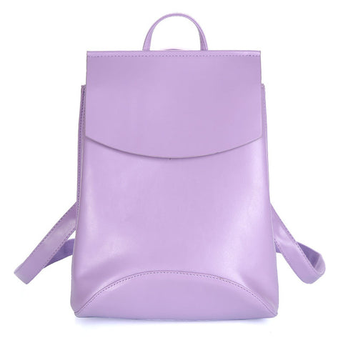 Quality Trapeze Faux Leather Backpack - Glam Up Accessories