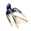 Image of Enamel Swallow Brooch - Glam Up Accessories