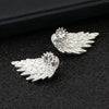 Image of Angel Wings Crystal Stud Earrings - Glam Up Accessories