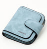 Image of Elegant Faux Leather Tri-fold Clutch Purse - Glam Up Accessories