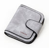 Image of Elegant Faux Leather Tri-fold Clutch Purse - Glam Up Accessories