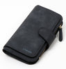 Image of Elegant Faux Leather Tri-fold Clutch Purse - Glam Up Accessories
