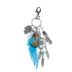 Natural Stone Dream-catcher Charms Key Chain - Glam Up Accessories