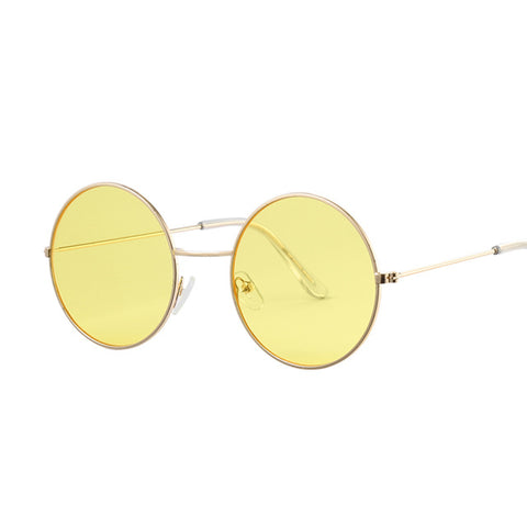 Vintage Round Metal Frame Sunglasses - Glam Up Accessories