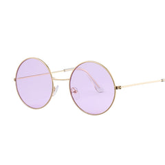 Image of Vintage Round Metal Frame Sunglasses