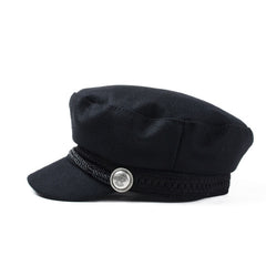 Adjustable Octagonal Cap Hat with Sun Visor