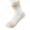 Image of Soft Sheer Lace Ruffle Ankle Socks - Glam Up Accessories