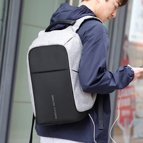 Water Resistant Anti-theft Backpack with USB Charging Port - Glam Up Accessories