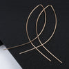 Image of Fish Shaped Copper Wire Earrings - Glam Up Accessories