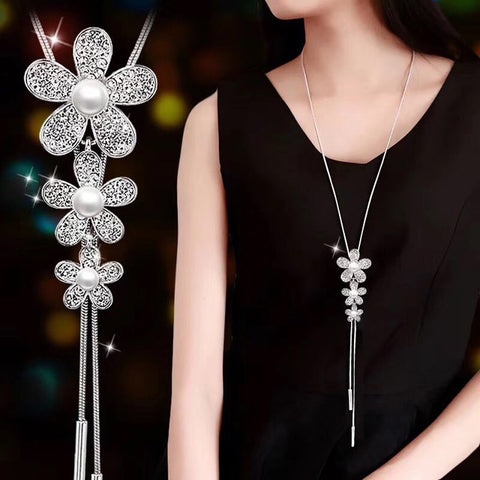 Long Chain Maxi Collar Pendant Statement Necklace - Glam Up Accessories