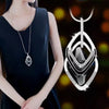 Image of Long Chain Maxi Collar Pendant Statement Necklace - Glam Up Accessories