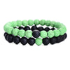 Image of 2Pcs Natural Stone Yin Yang Beaded Bracelet - Glam Up Accessories