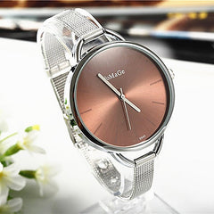 Luxury Stainless Steel Clock Watch