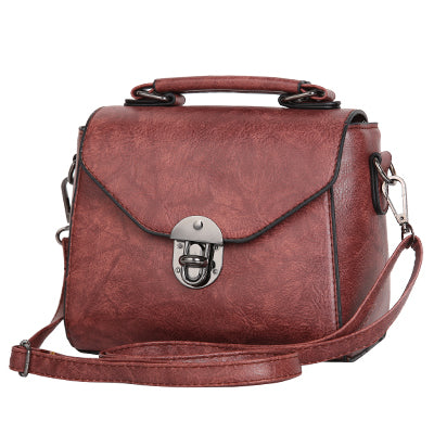 Vintage PU leather Messenger Bag - Glam Up Accessories