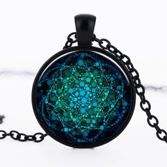 Flower of Life Chakra Pendant Necklace - Glam Up Accessories