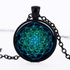 Image of Flower of Life Chakra Pendant Necklace - Glam Up Accessories
