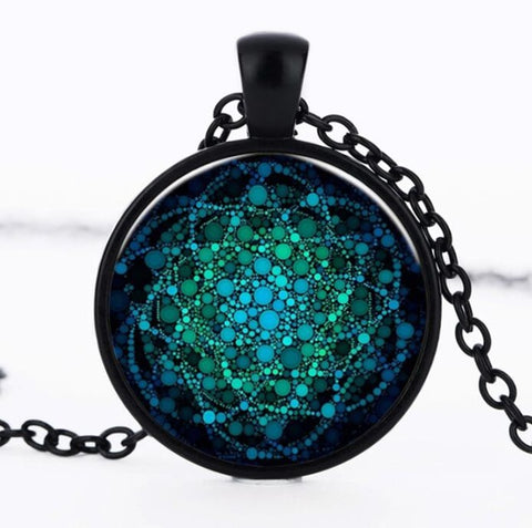 Flower of Life Chakra Pendant Necklace - Glam Up Accessories