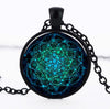 Image of Flower of Life Chakra Pendant Necklace - Glam Up Accessories