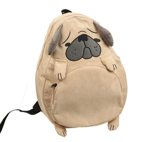 Cute Animal Corduroy Backpack - Glam Up Accessories