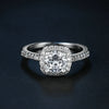 Image of Exquisite Bijoux Square Cubic Zirconia Ring - Glam Up Accessories