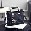 Image of Luxury Designer Embossed Top Handle Shoulder Bag - Glam Up Accessories