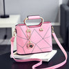 Image of Luxury Designer Embossed Top Handle Shoulder Bag - Glam Up Accessories