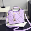 Image of Luxury Designer Embossed Top Handle Shoulder Bag - Glam Up Accessories