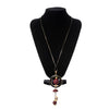 Image of Long Wood Beads Pendant Necklace - Glam Up Accessories