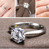 Image of 925 Sterling Silver Cubic Zirconia Ring - Glam Up Accessories