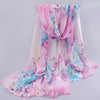 Image of Long Chiffon Floral Scarf - Glam Up Accessories