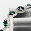 Image of Austrian Crystal Drop Bracelet & Earrings Set - Glam Up Accessories