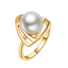 Image of Simulated Pearl Necklace, Earrings & Ring Set - Glam Up Accessories