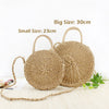 Image of Handmade Straw Woven Shoulder Bag - Glam Up Accessories