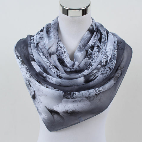 Soft Flower Print Summer Shawl - Glam Up Accessories