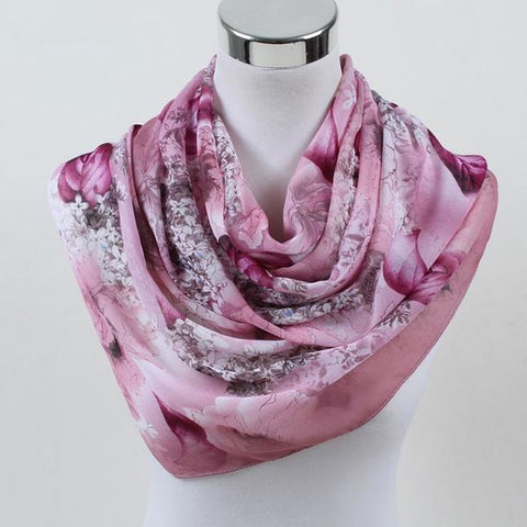 Soft Flower Print Summer Shawl - Glam Up Accessories