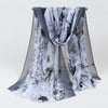 Image of Soft Flower Print Summer Shawl - Glam Up Accessories