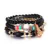 Image of Vintage Natural Crystal Charm Bead Bracelets