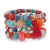 Image of Vintage Natural Crystal Charm Bead Bracelets